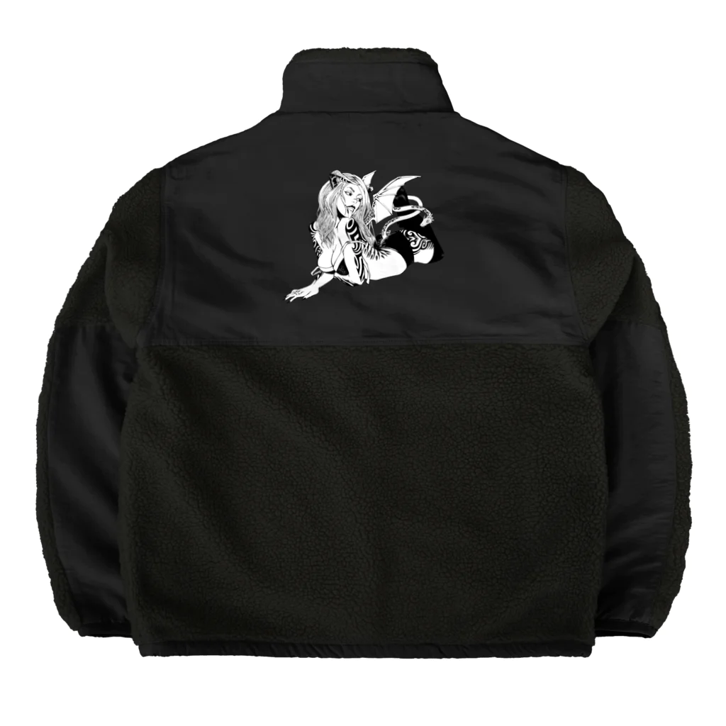 月が輝くこんな夜にのDragon Girl Boa Fleece Jacket