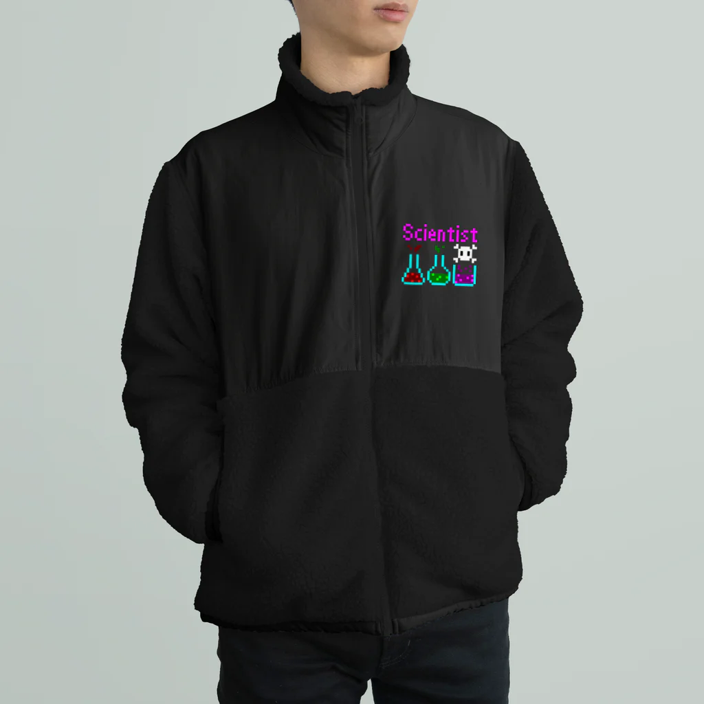 ナチュラルサトシのめへのScientist Boa Fleece Jacket