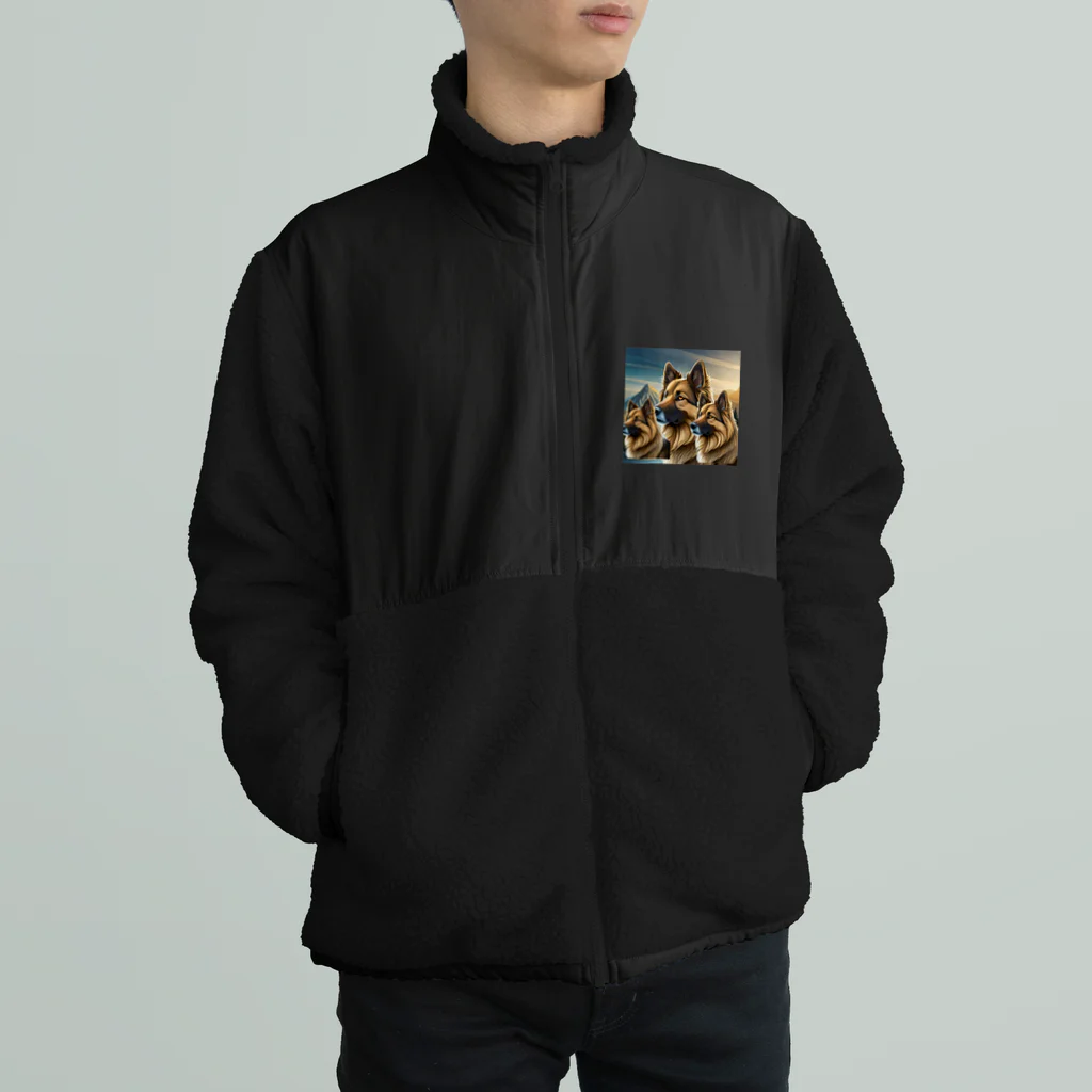 DREAMHOUSEのジャーマンシェパード Boa Fleece Jacket