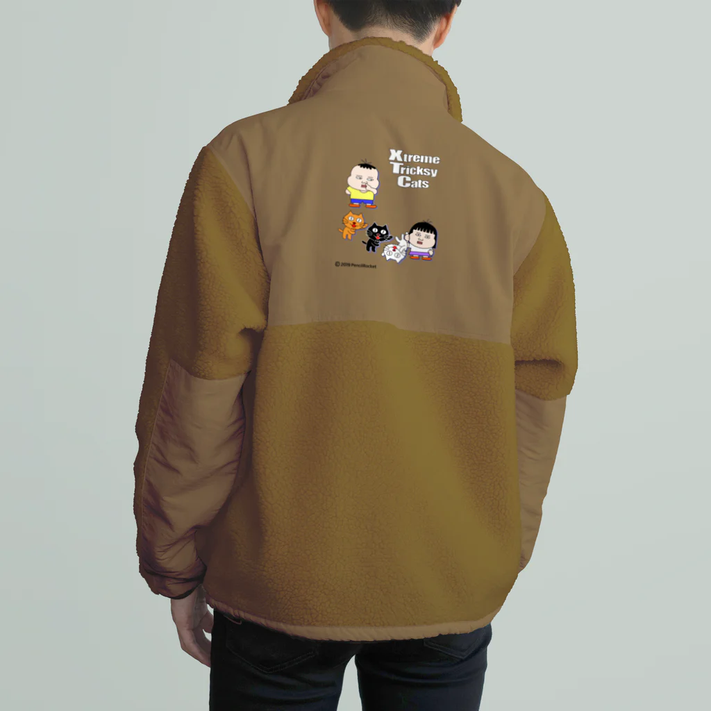 ネコ兄弟のネコ兄弟 tXTC_52 Boa Fleece Jacket