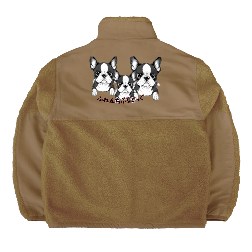 furebuhi　clubのフレブルファミリー（パイド） Boa Fleece Jacket