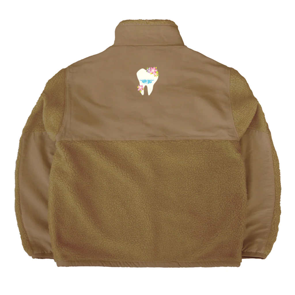 ハイジなわた歯 by Yamie Artのヘルスケアコーススタッフユニフォーム Boa Fleece Jacket