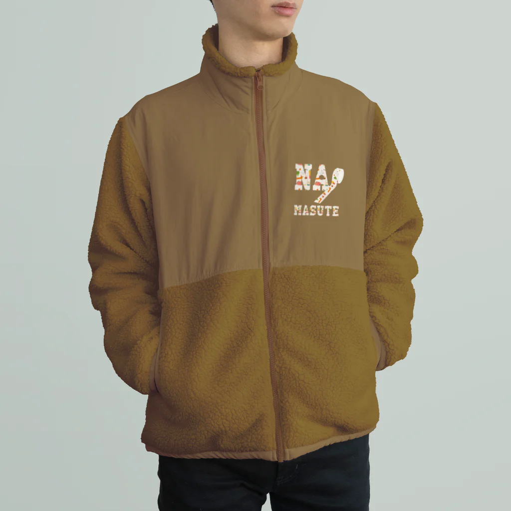 na_masute39のマステ動物 Boa Fleece Jacket