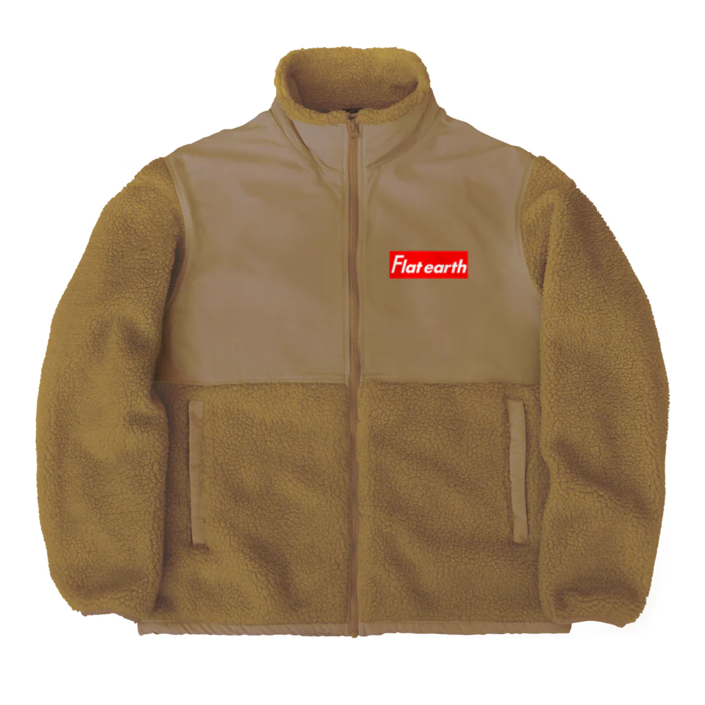 Mappila SHOPのフラットアースMAPグッズ01 Boa Fleece Jacket