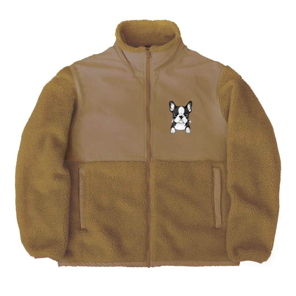 furebuhi　clubのフレブルファミリー（パイド） Boa Fleece Jacket