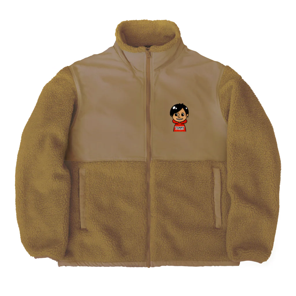 しょっぷトミィの黒い貴公子トミィくん Boa Fleece Jacket