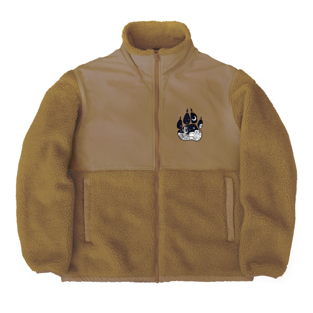 PHANT-ﾌｧﾝﾄ-の肉球 Boa Fleece Jacket