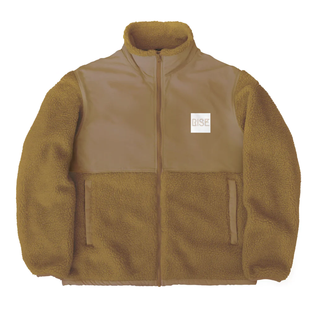 MGMのRISE バックプリント Boa Fleece Jacket