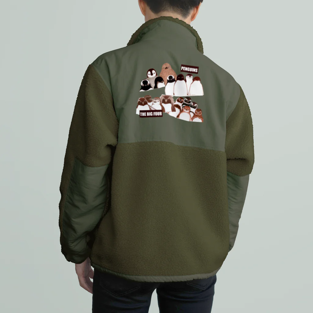 ヤママユ(ヤママユ・ペンギイナ)のPENGUINS THE BIG FOUR LIVE! Boa Fleece Jacket