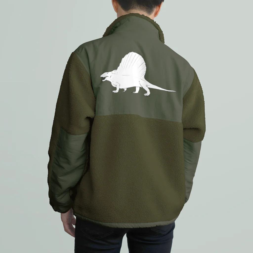 segasworksの恐竜じゃない（ディメトロドン） Boa Fleece Jacket