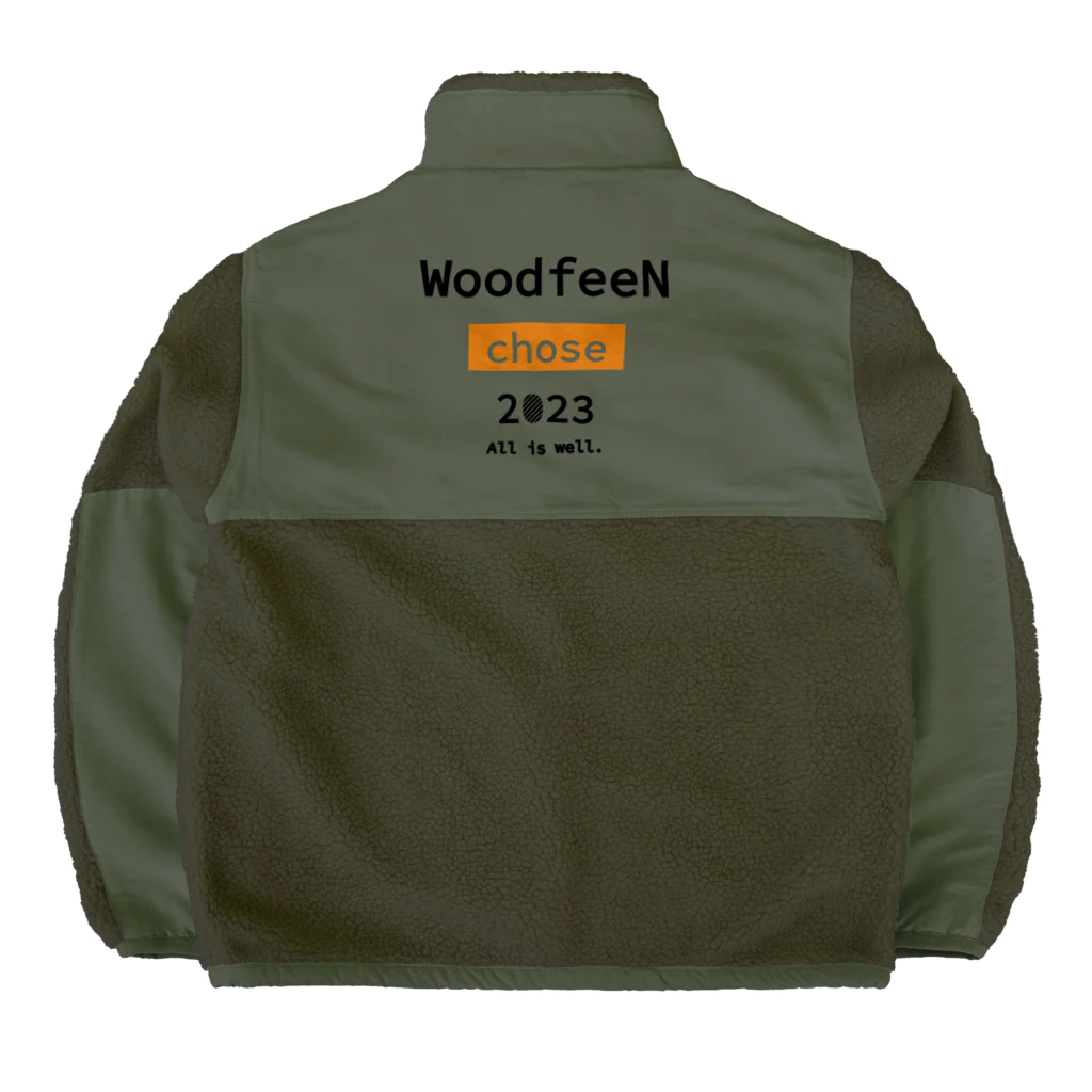 WoodfeeNのボアsunset Boa Fleece Jacket