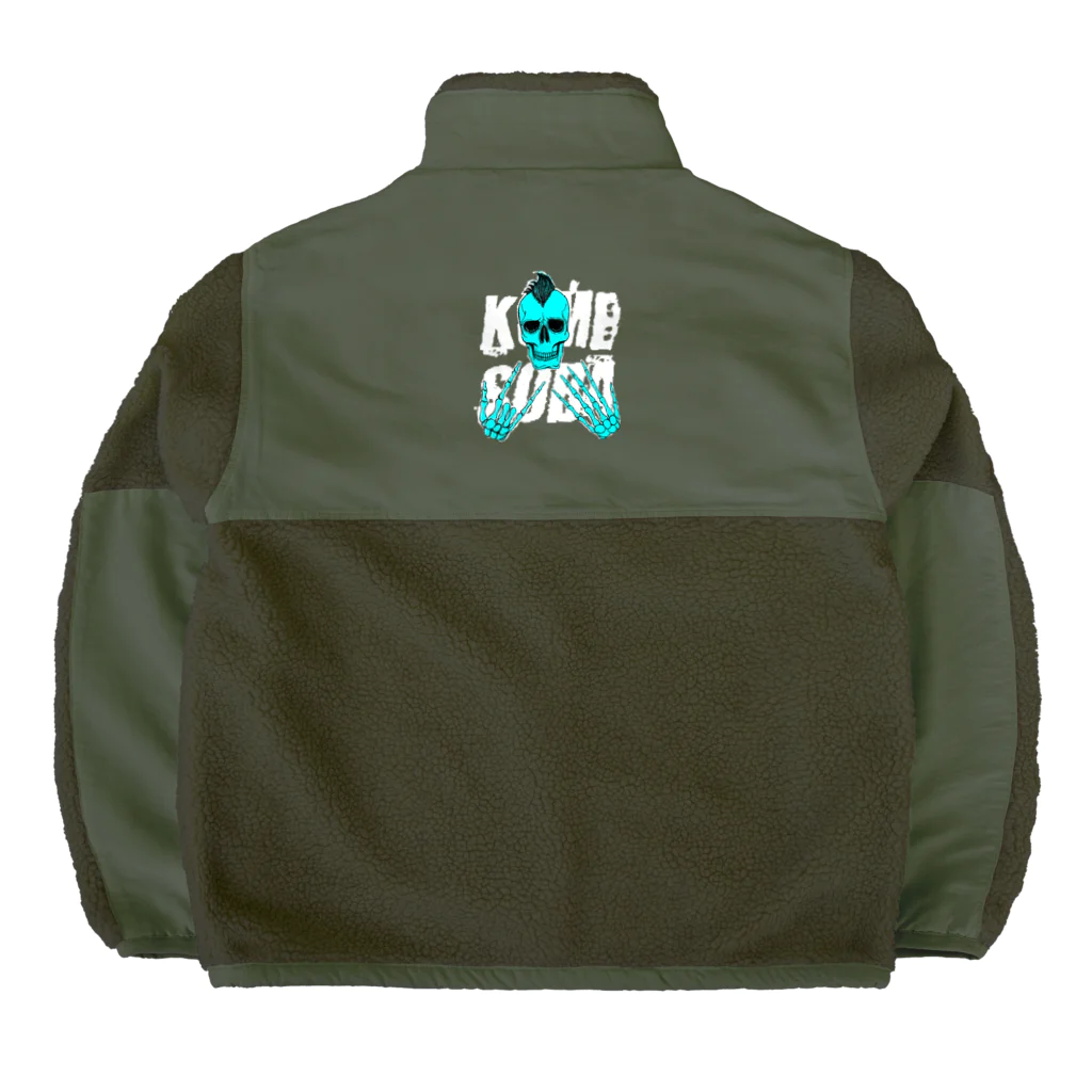米八そばグッズショップのフィンガーサイン Boa Fleece Jacket