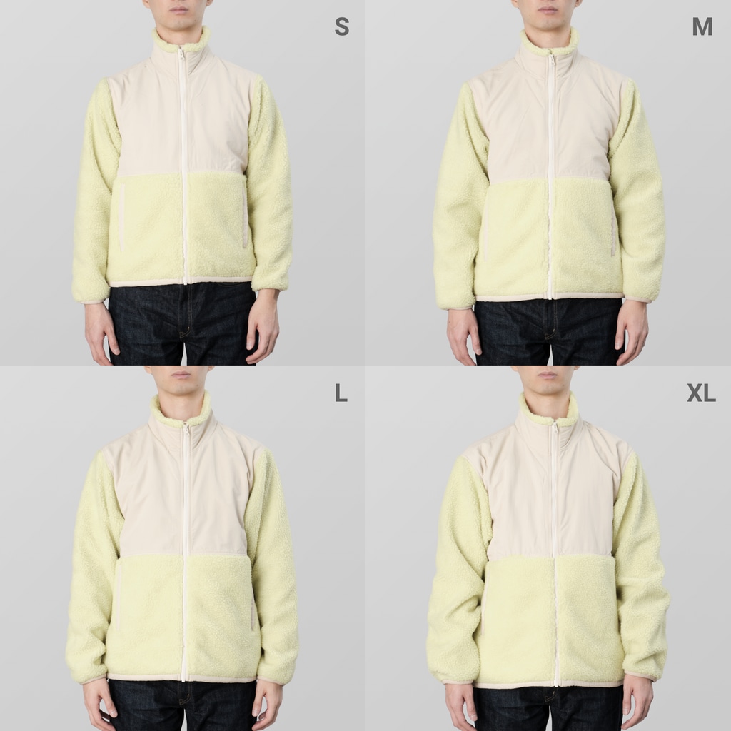 くいなの母のしまるはこがめ Boa Fleece Jacket