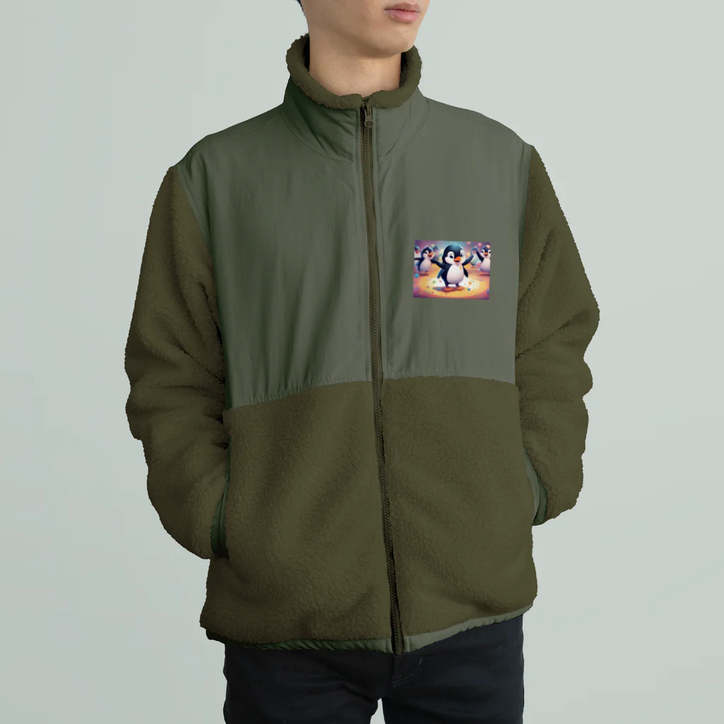 MistyStarkのペンギンダンス Boa Fleece Jacket