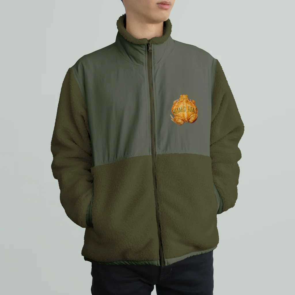 無尾目のミヤコの鼎 Boa Fleece Jacket