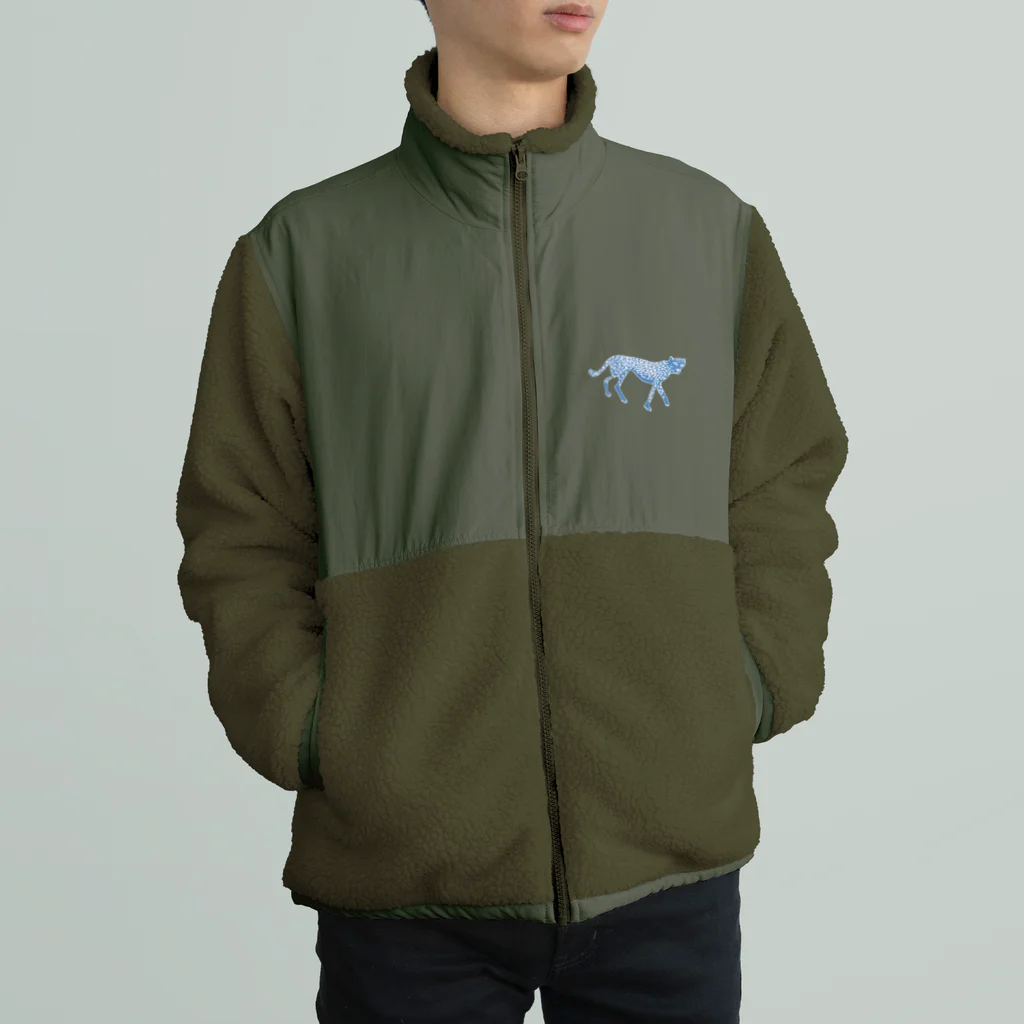 NIKORASU GOのヒョウ Boa Fleece Jacket