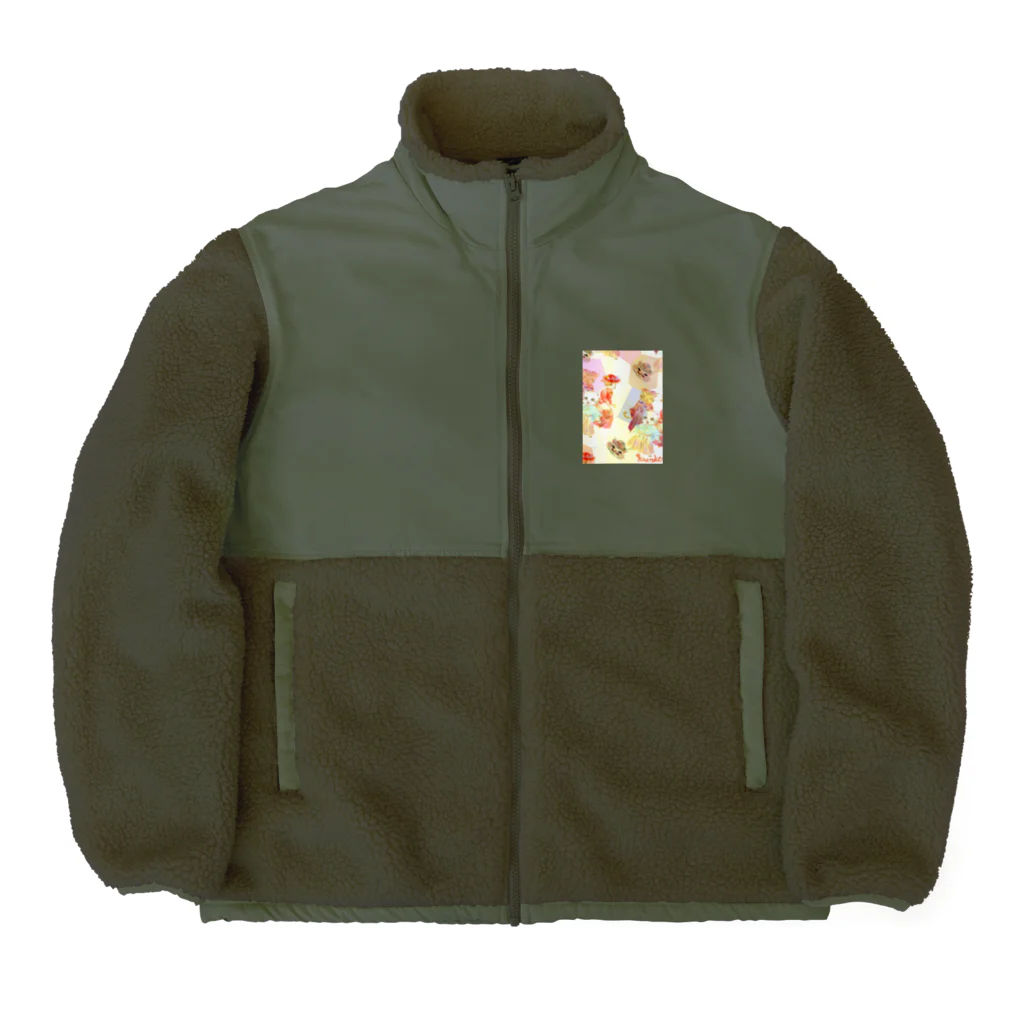 kaxtukaの猫ロマ Boa Fleece Jacket