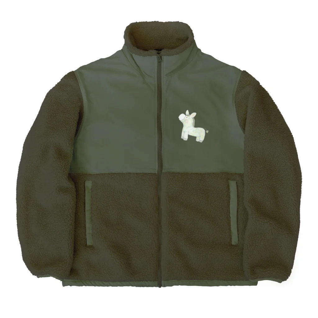 akiのろばの子 Boa Fleece Jacket