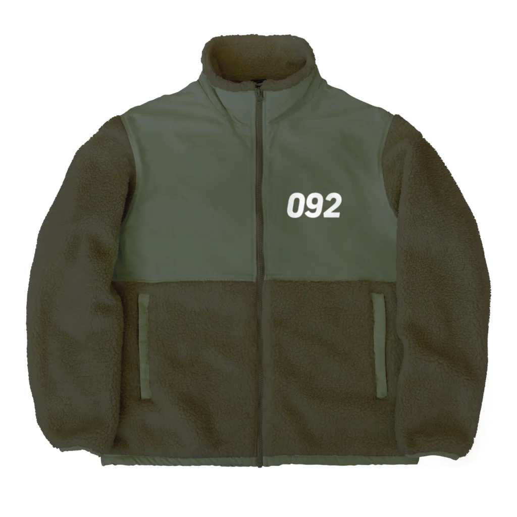 HAMIDASHIの市外局番は092！（ゼロキューニ） Boa Fleece Jacket