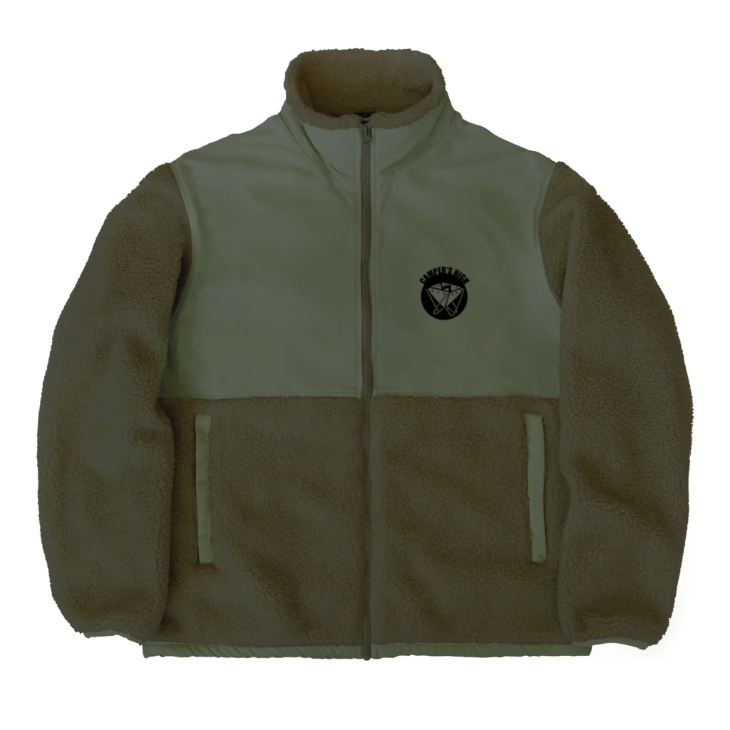 id-linkの焚き火台 Boa Fleece Jacket