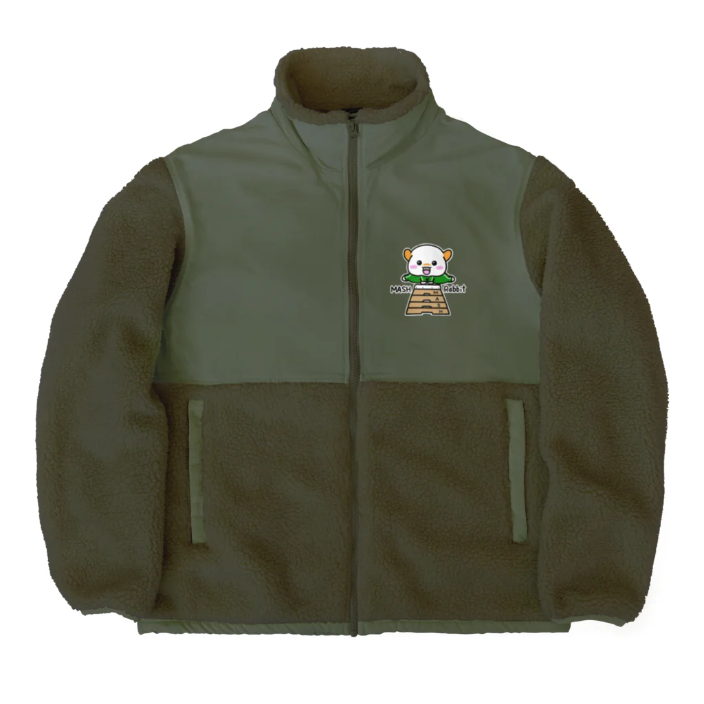 マッシュ・ラビのマッシュ・ラビ(跳び箱)Ａ Boa Fleece Jacket