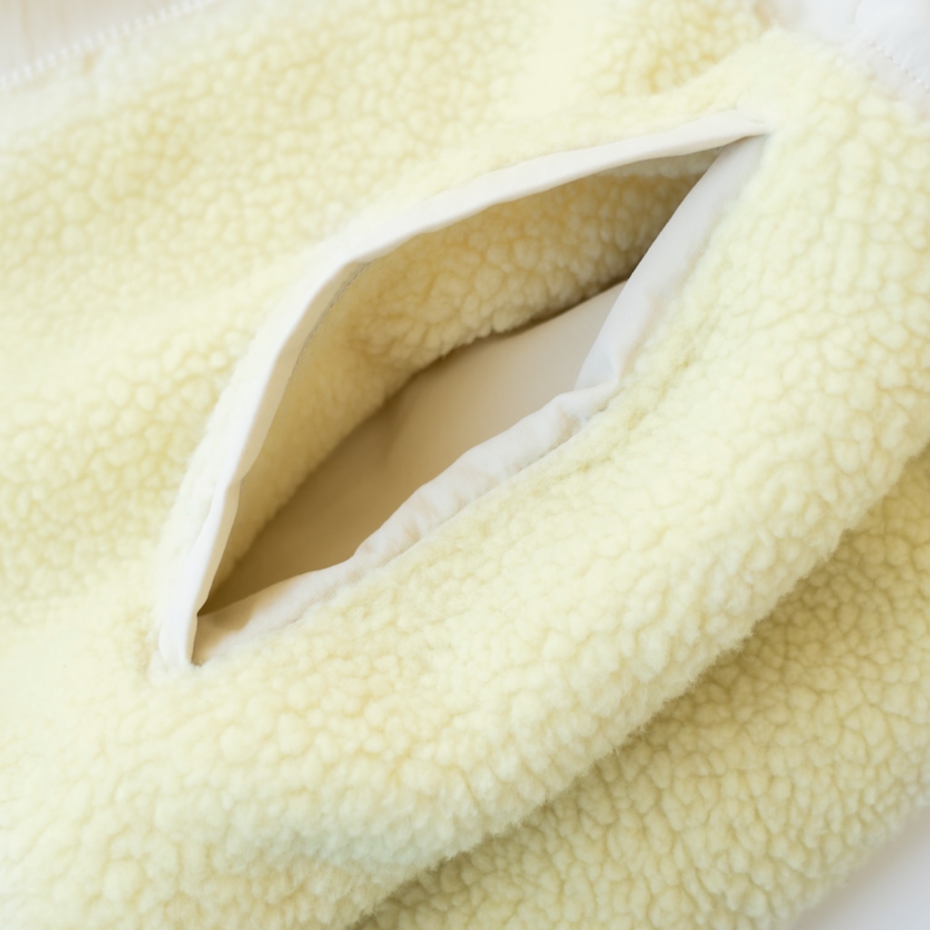 くいなの母のしまるはこがめ Boa Fleece Jacket