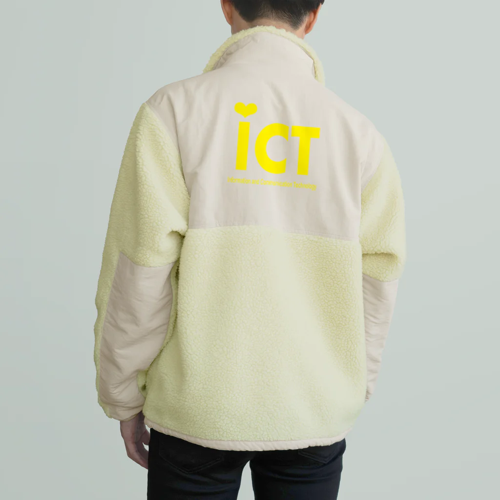 ICTシャツ屋さんのICTサポーター非公式グッズ ボアフリースジャケット