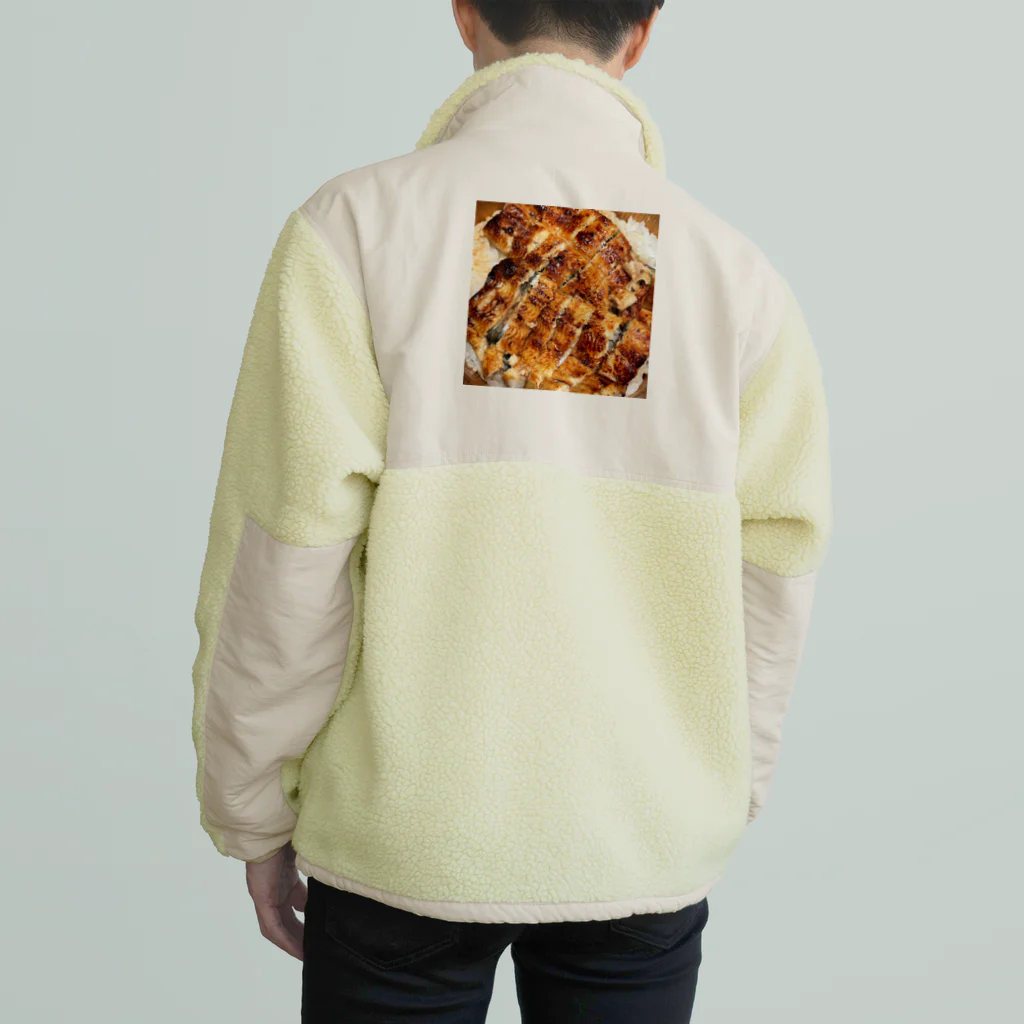 あゆのしおやきのひつまぶし Boa Fleece Jacket