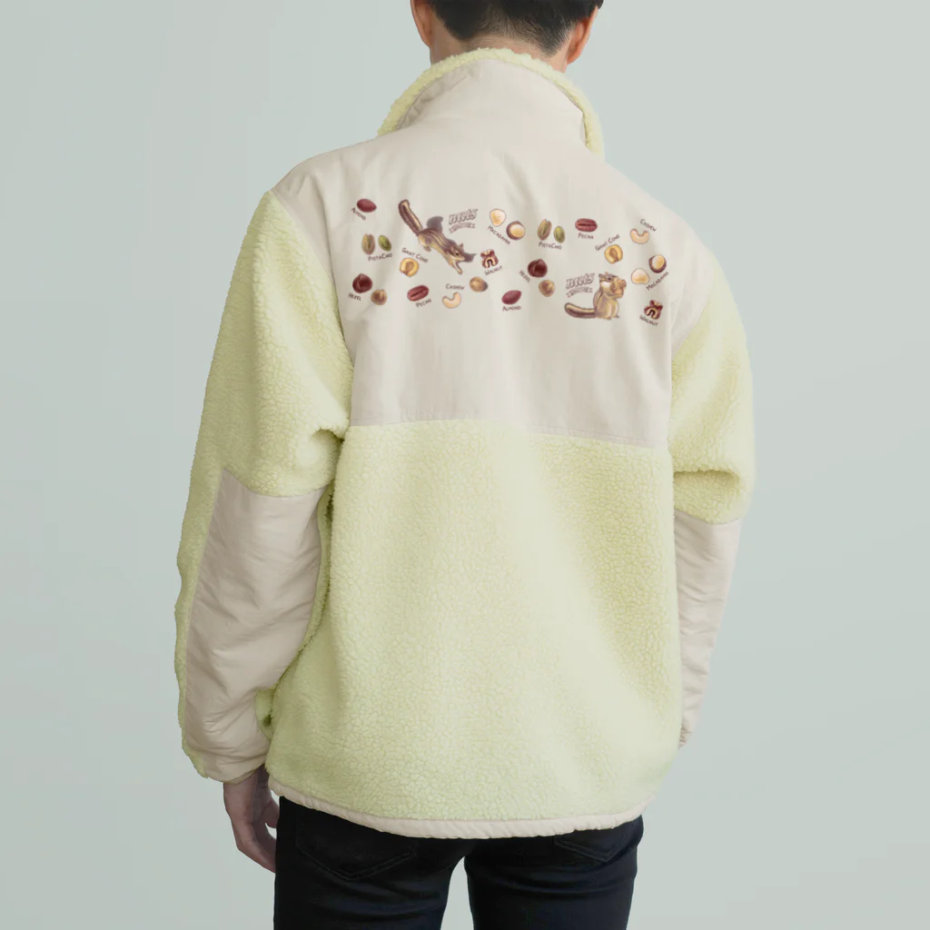 huroshikiのNUTS collection ナッツコレクション(雑貨用) ボアフリースジャケット