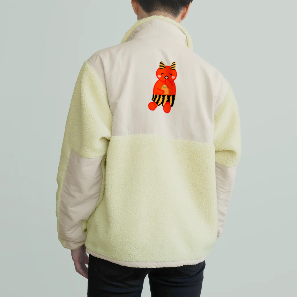 Lily bird（リリーバード）の可愛い赤鬼ちゃん① Boa Fleece Jacket