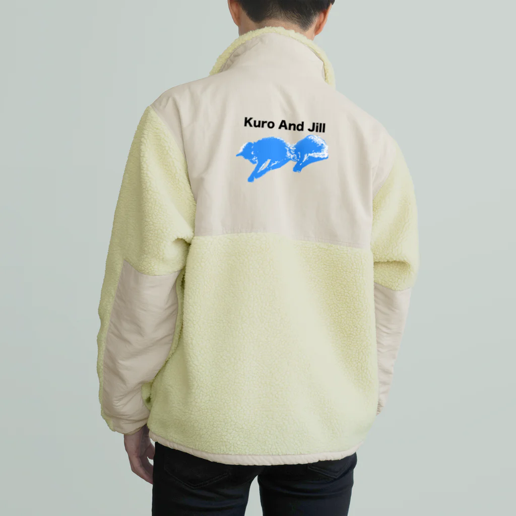 くろねこ商会の猫の額-Neko No Hitai- Boa Fleece Jacket