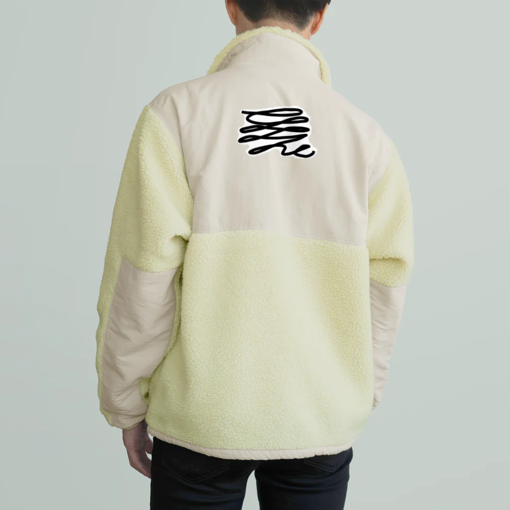萬屋断片の[F][G]高架好き デザイン③ Boa Fleece Jacket