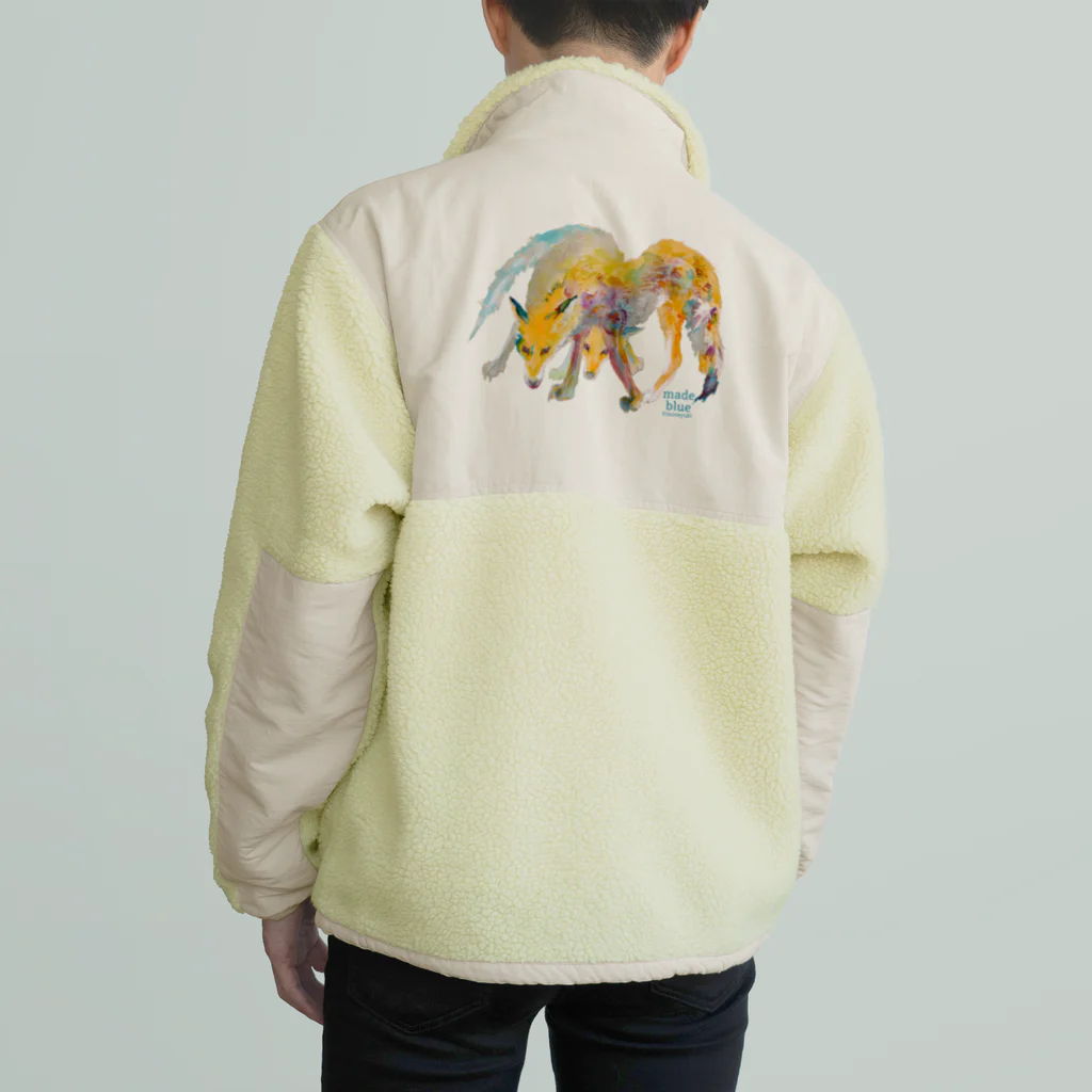 made blueのアカギツネ Boa Fleece Jacket