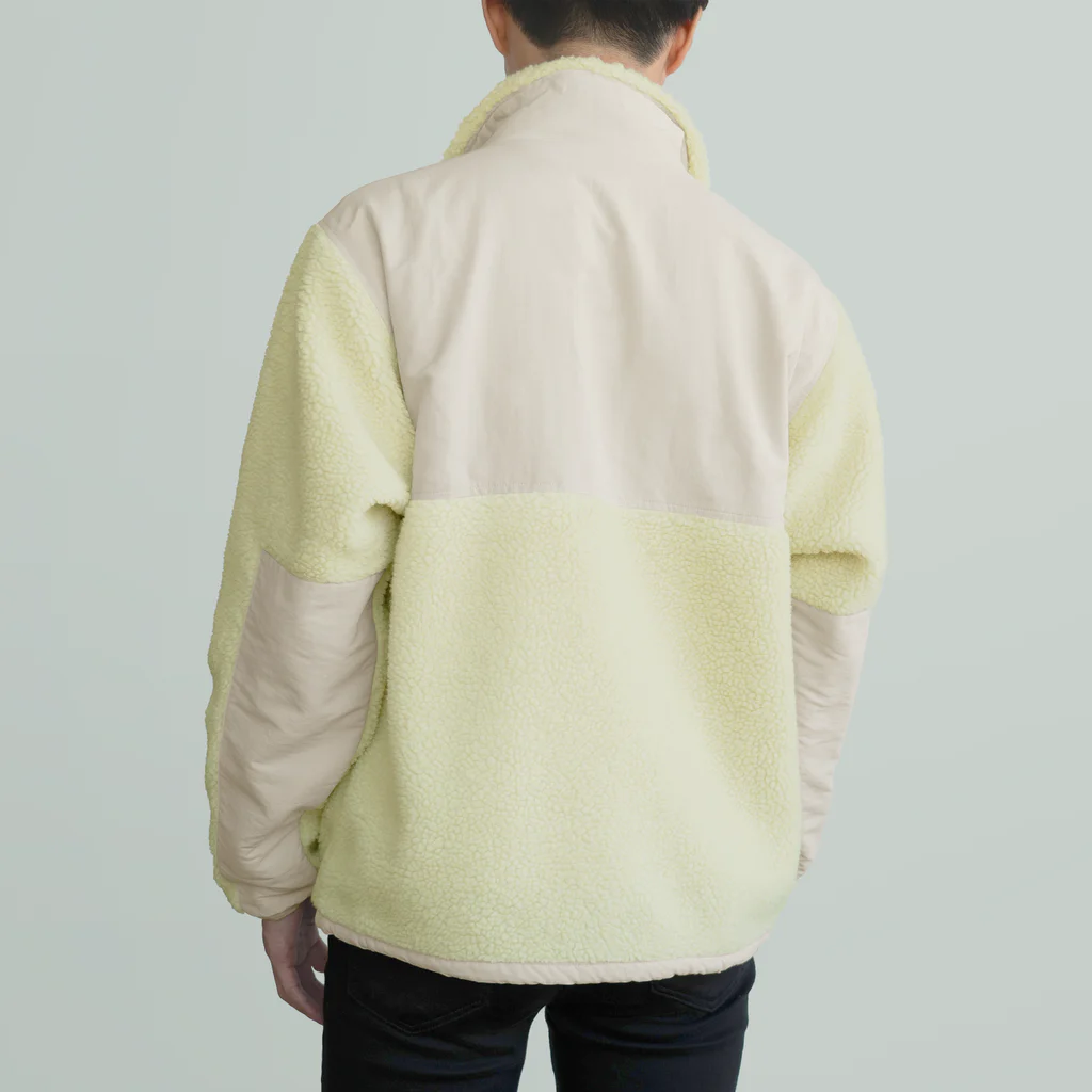 HAREのカラフル野球ボール　青ピンク② Boa Fleece Jacket