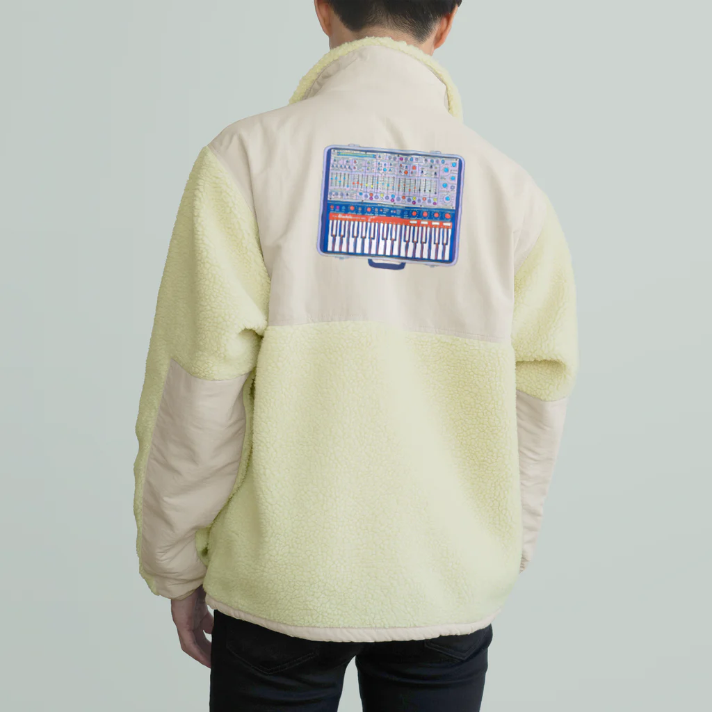 Vintage Synthesizers | aaaaakiiiiiのBuchla Music Easel Vintage Synthesizer Boa Fleece Jacket