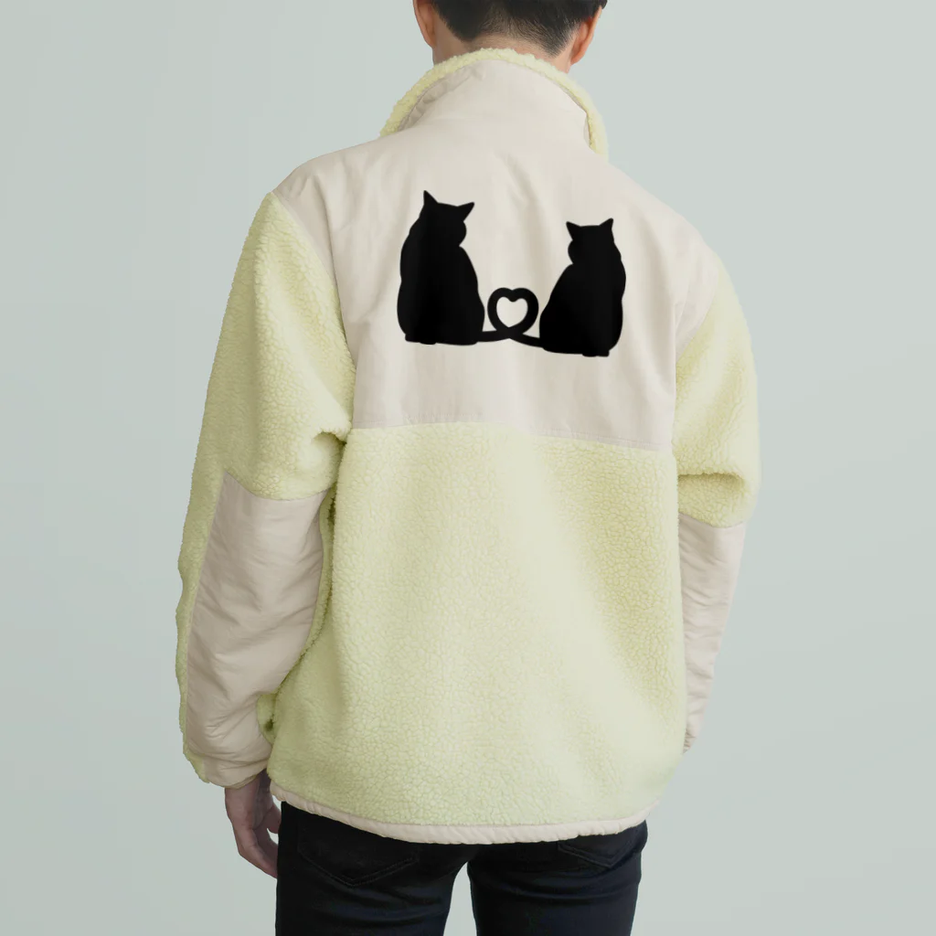 Drecome_Designの恋猫 Boa Fleece Jacket