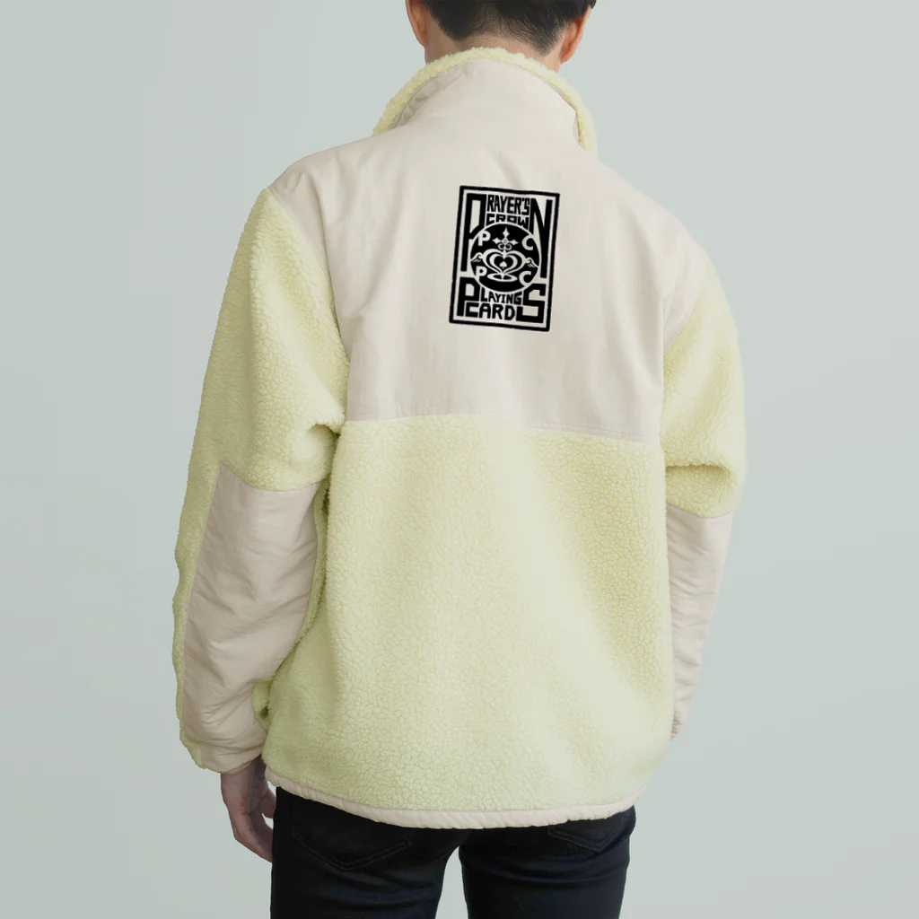 PRAYER'S CROWNのダイヤエル~DIAMONDel~ PRAYER'S CROWN PLAYING CARDS Boa Fleece Jacket