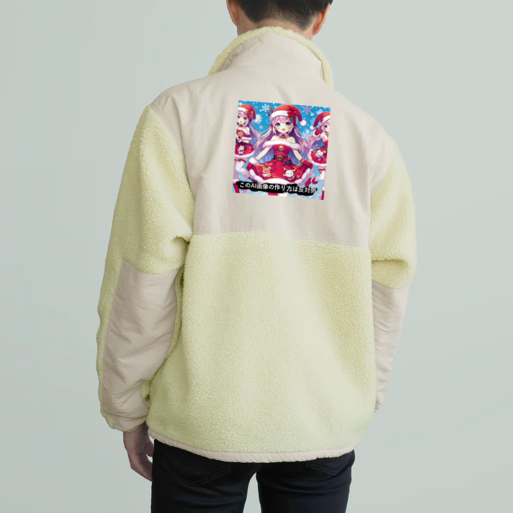 boboboboboの生成ボタンをタップすると・・・（冬２） Boa Fleece Jacket