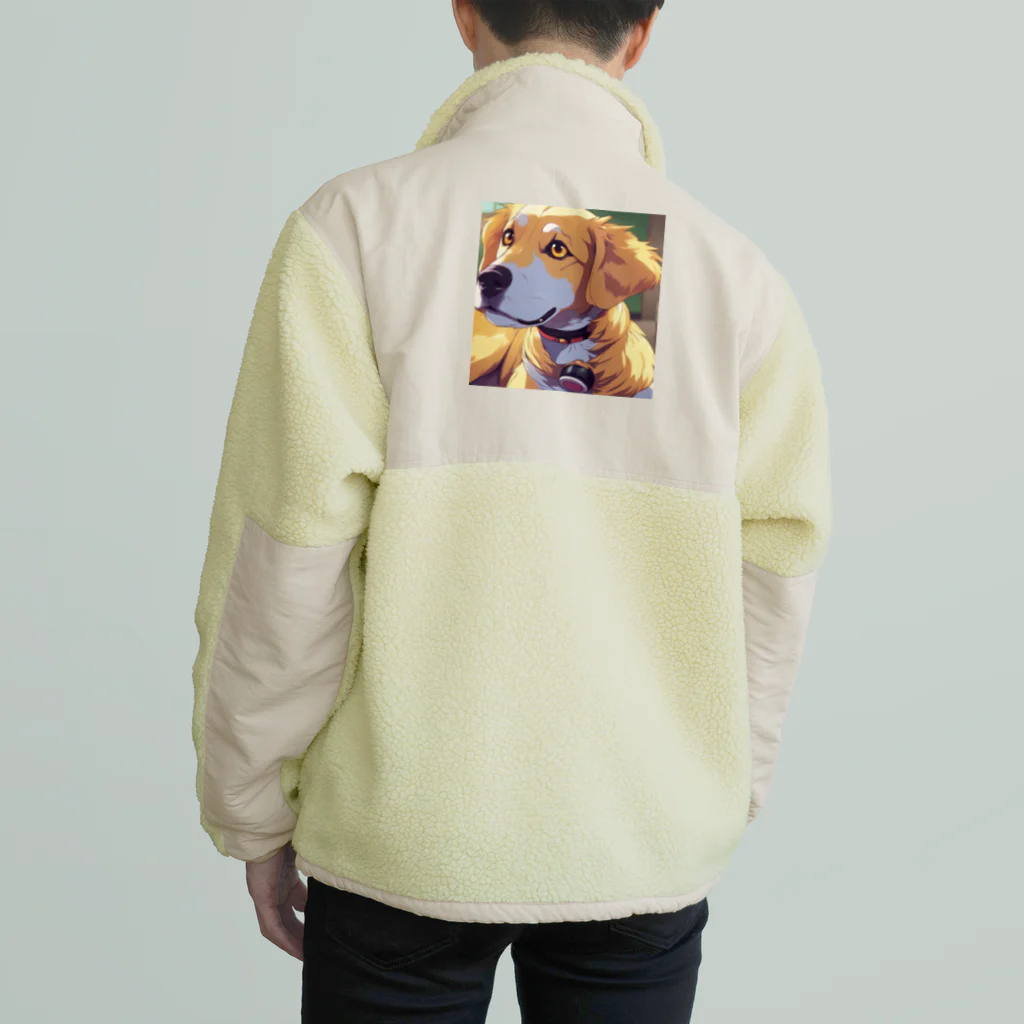 sakaki-tomoeの家の番犬 Boa Fleece Jacket