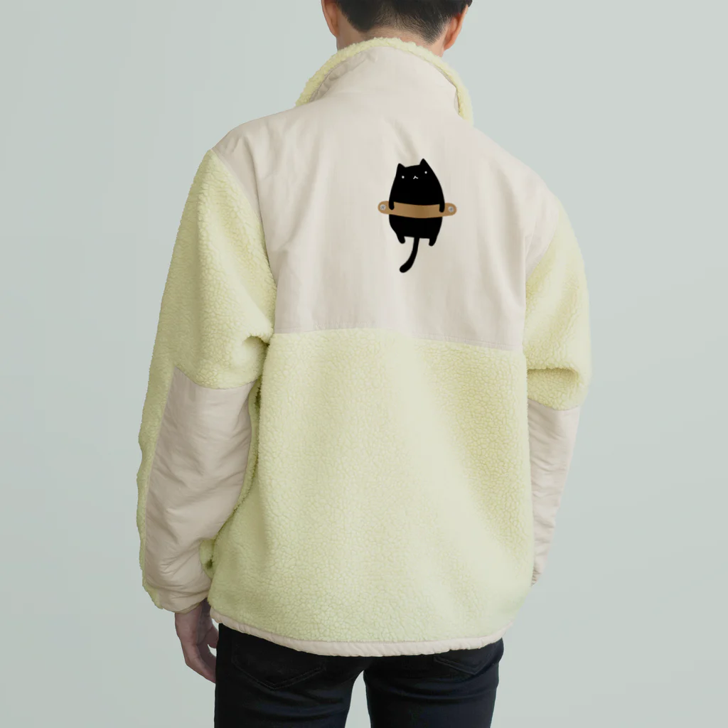 うさやの磔の刑に処される猫 Boa Fleece Jacket