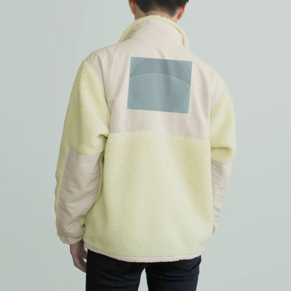 IMABURAIのWatercolor Boa Fleece Jacket