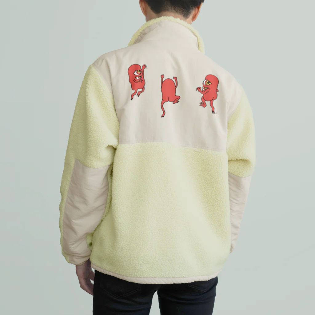 杜の魚のついてますよ！（小めんめ） Boa Fleece Jacket