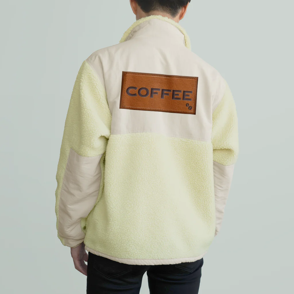 Makise COFFEE.のリッチブレンド(マキセコーヒー) ボアフリースジャケット