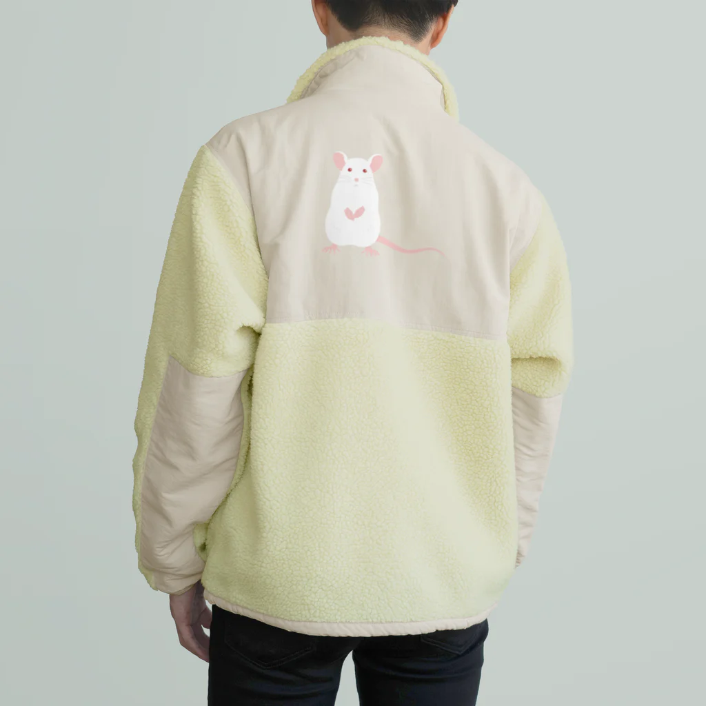 rurumoon🌙のネズミ Boa Fleece Jacket