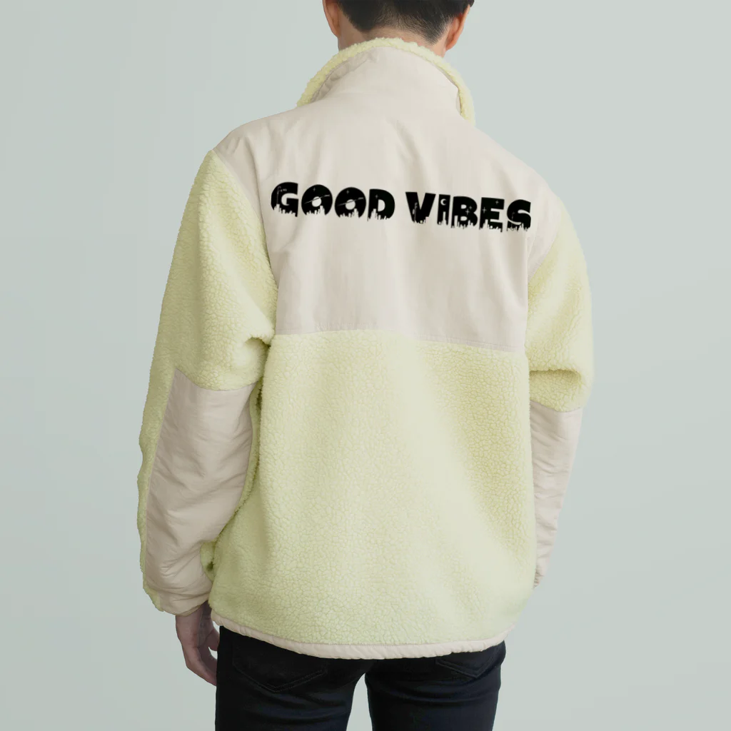 K-PLANETのGood Vibes R○○○ ボアフリースジャケット