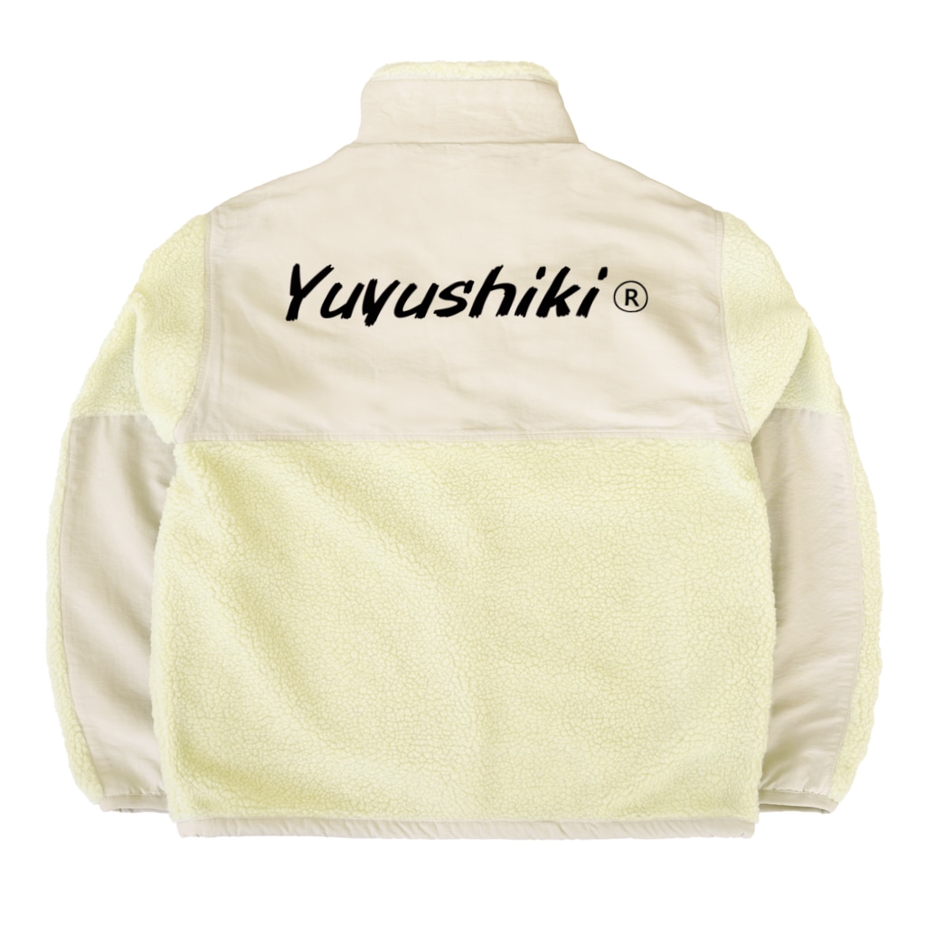 由々式会社らふらいんのバツニコ君【1期生：yuyushiki_origin】 Boa Fleece Jacket