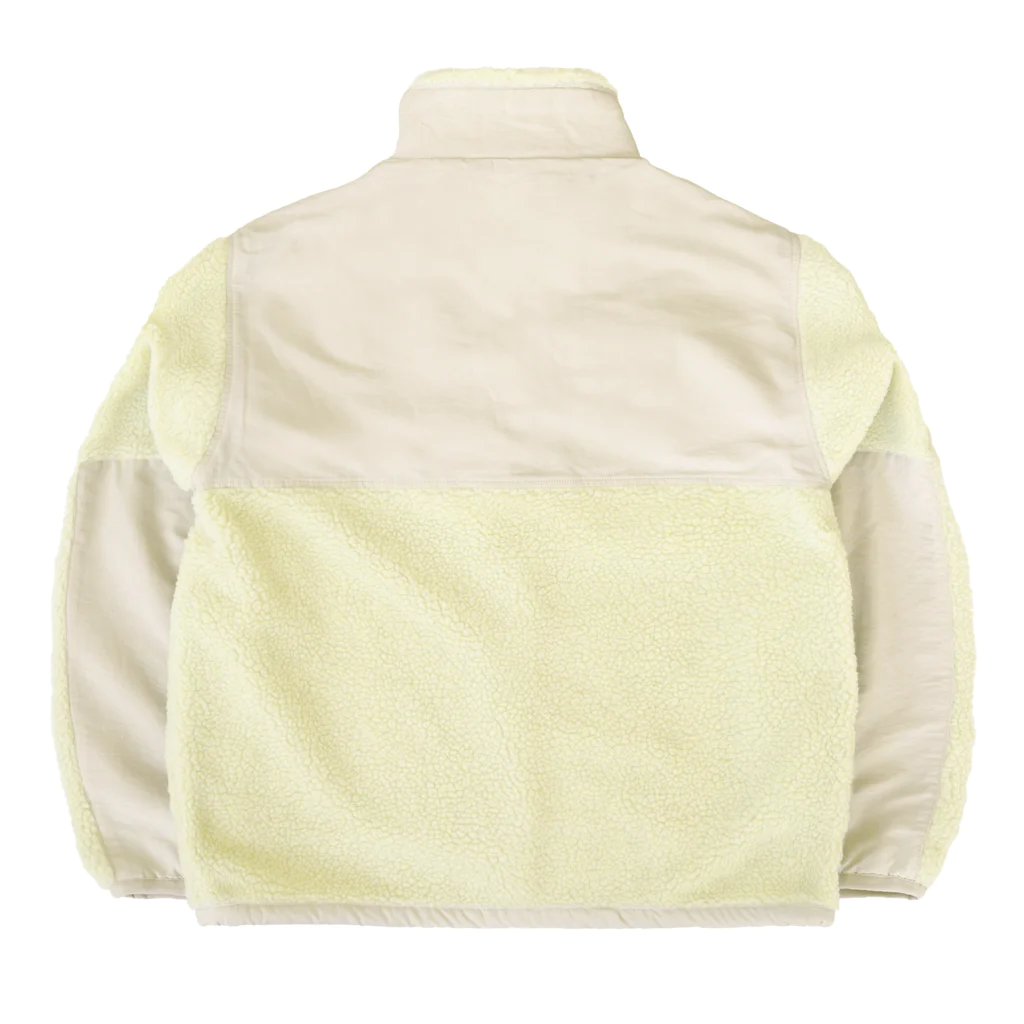 mamedaifuku_familyのはに。（なんとも言えない表情） Boa Fleece Jacket