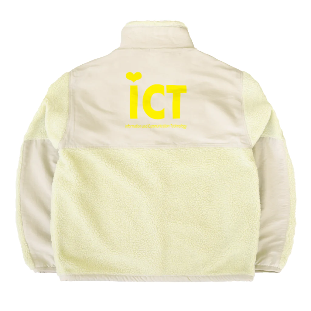 ICTシャツ屋さんのICTサポーター非公式グッズ ボアフリースジャケット