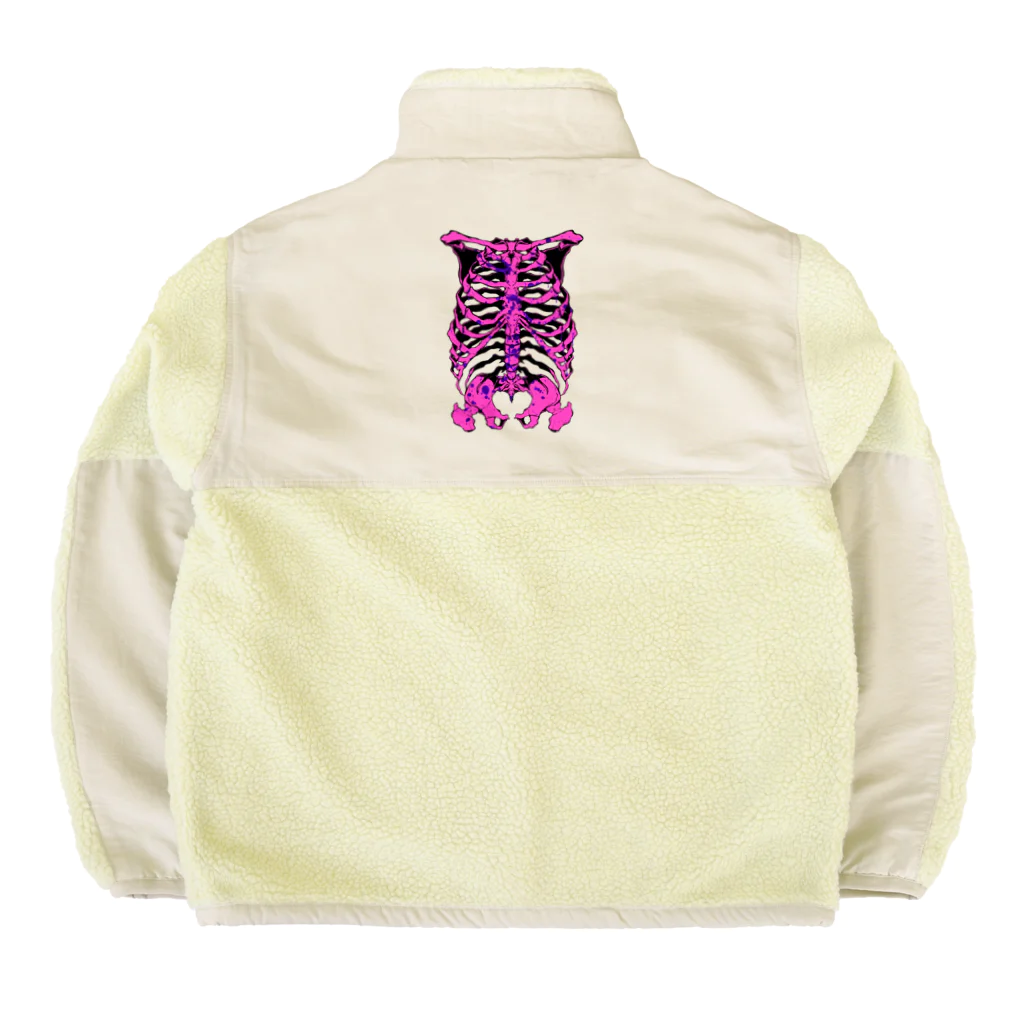 エゴイスト乙女の「骨と返り血」 Boa Fleece Jacket