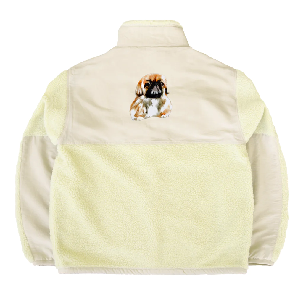 ponのむっつりぐーちゃん Boa Fleece Jacket